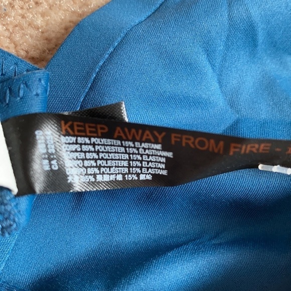 Free People Oh Scuba bralette in Midnight Cowboy size XS - Picture 7 of 8